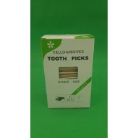 Зубочистка с ментолом в индивидуальной целлофановой упаковке (1000 шт) (1 пачка)