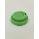 Крышка зеленая на стакан бумажный Ф75 Маєстро (50 шт)
