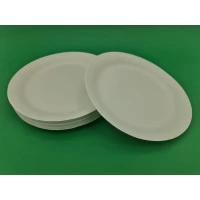 Тарелка бумажная  23см  Белая  50шт (1 пачка)