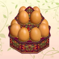Декоративная подставка для яиц №12.1 Декоративная подставка для яиц №12.1