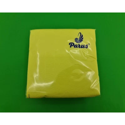 Салфетки бумажные 100лист Одесса Желтая 33х33 (1 пачка)