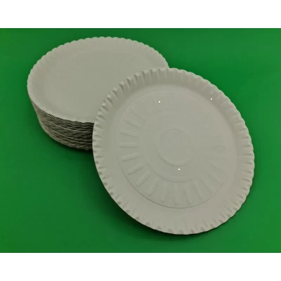 Одноразовые тарелки бумажные диаметр 250мм (100 шт) Одноразовые тарелки бумажные диаметр 250мм (100 шт)