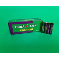 Элемент питания Батарейка POWER FLASH (ААА R3) солевые (Б-4) (4 шт)