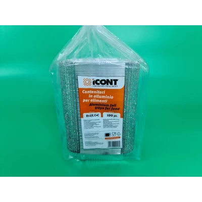 Алюминиевая форма для выпечки 310мл R1-27L 100шт в упаковки (1 пачка) Алюминиевая форма для выпечки 310мл R1-27L 100шт в упаковки (1 пачка)