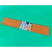 Бумага креповая (гофрированая) оранжевая (1 пачка)