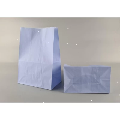 Пакет с дном бумажный 28*19*11,5  ГОЛУБОЙ (25 шт)