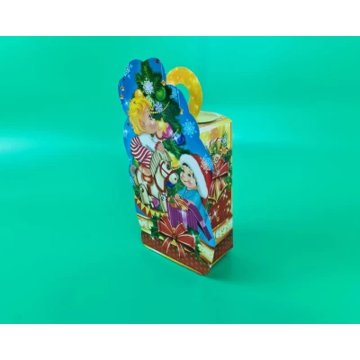 Новогодние коробки для конфет №229 (700гр) nerw Новогодние подарки (25 шт)