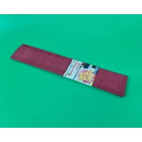 Бумага креповая (гофрированая) бордовый (1 пачка)