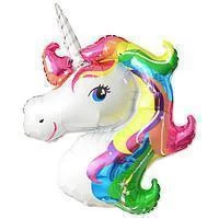 Фольгированный шар 110х80 см Единорог 110х80 см (Китай) в упаковке (1 пачка)