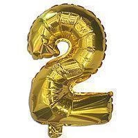 Воздушный шар фольгированный золотой цифра Воздушный шар фольгированный золотой цифра