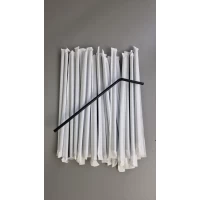 Трубочка d4.8-21см в индивид. упаковке Черная гофра  (500 шт)