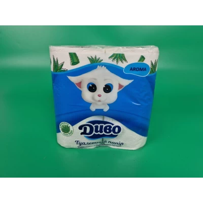 Бумага туалетная белая с ароматом алоэ  (а4) Диво  (1 пачка)