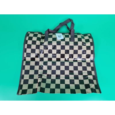 Сумка хозяйственная , полипропиленовая, с цветным рисунком №3 Шахматка (12 шт) Сумка хозяйственная , полипропиленовая, с цветным рисунком №3 Шахматка (12 шт)