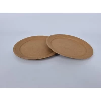 Одноразовые тарелки бумажные диаметр 210мм КРАФТ (100 шт) Одноразовые тарелки бумажные диаметр 210мм КРАФТ (100 шт)