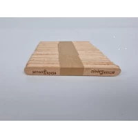 Палочка премиум (9см) для мороженого деревянная 50шт (белая береза ) (1 пачка)