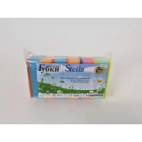 Губка кухонная  для посуды 5+1шт Stella (Супер Торба)  (1 пачка)