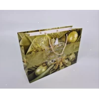 Бумажные пакеты большой горизонтальный 36/22/10  новоголний-19 (12 шт)