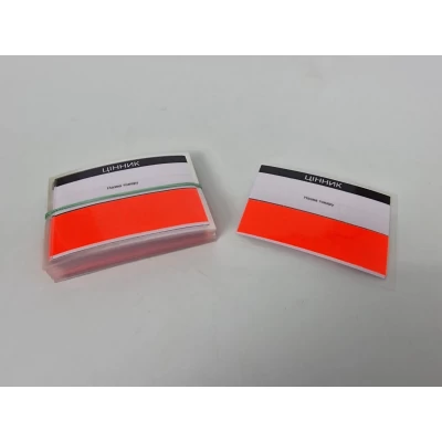 Ценник пластиковый большой КРАСНЫЙ (50 шт)