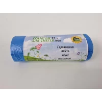 Пакет мусорный 35литров (30шт HD) Супер Торба синий (1 рул)