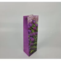 Пакет бумажный подарочный под бутылку  12/9/36(артBUT-25) (12 шт)