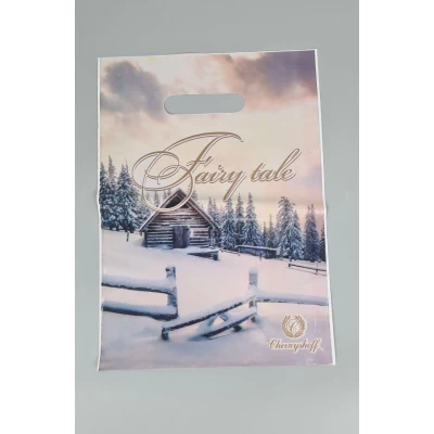 Пакеты с вырубной ручкой (22*30)п Н.Год 