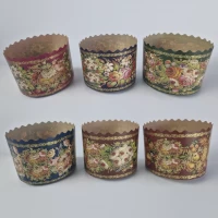 Формы бумажные для кулича (95*134) Жостово (50 шт)