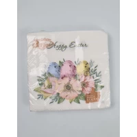 Пасхальная бумажная двухслойная салфетка (ЗЗхЗЗ, 16шт)  La Fleur 