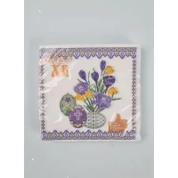 Пасхальная бумажная двухслойная салфетка (ЗЗхЗЗ, 16шт)  La Fleur 