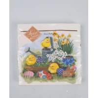 Салфетки бумажнае пасхальнае (ЗЗхЗЗ, 18шт)