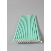 Соломка трубочка бумажная  25шт бирюза (1 пачка)