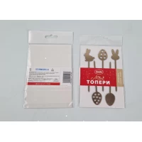 Золотые топеры из полистирола 