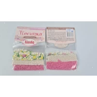 Кондитерская сахарная посыпка 3 вида по 5грм №122 (1 шт)