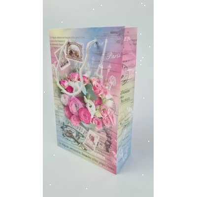 Бумажный пакет подарочный Средний 17/26/8(артSV-152 ) (12 шт)