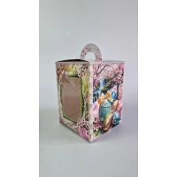 Коробка под пасхальный  Кулиничи 14см *14см*18,7см  (400грм) №2 (1 шт)