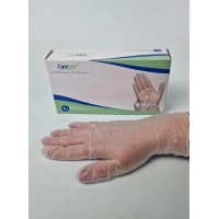 Перчатки Винил L (100шт)белые CARE 365 (1 пачка)