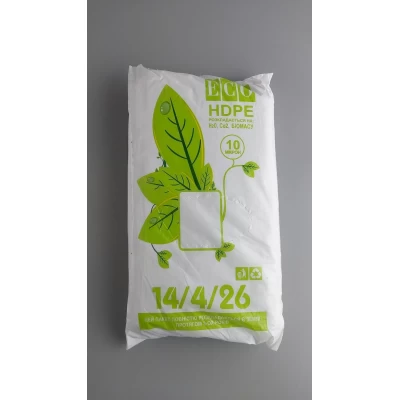 Фасовочные полиэтиленовые пакеты №4 (14х26) Эко лист Комсерв (1 пачка)