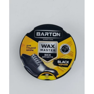 Воск для обуви ж/б черный, ТМ Barton, 75 мл (1 шт)