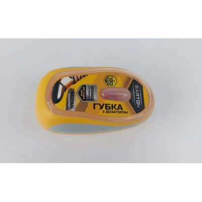 Губка с дозатором для обуви из гладкой кожи бесцветная, ТМ Barton (1 шт)