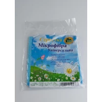 Cалфетка Микрофибра универсальная 30*30 синий Супер Торба  (1 шт)