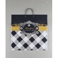 Полиэтиленовый пакет (40х40) с пластиковой ручкой 