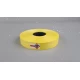 Лента полипропиленовая для воздушных шаров и подарков 2 см х 100 ярдов желтая  (1 пачка)