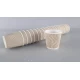 Бумажные одноразовые стаканы гофрированные 110мл 