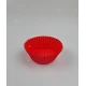 Тартолетка для кексов 6А  круглая красная D45 H25 (100шт)  (1 уп.)