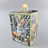 Новогодняя подарочная картонная упаковка для конфет (700грм) №216 