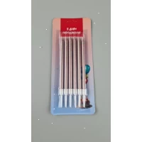 Свечи для торта Бронза 6шт (ЛАК) (1 пачка)