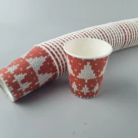 Бумажные стаканы цветные 175мл НГ 