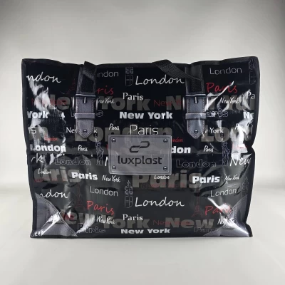 Полипропиленовая сумка хозяйственная  с цветным рисунком №4 Париж (1 шт)