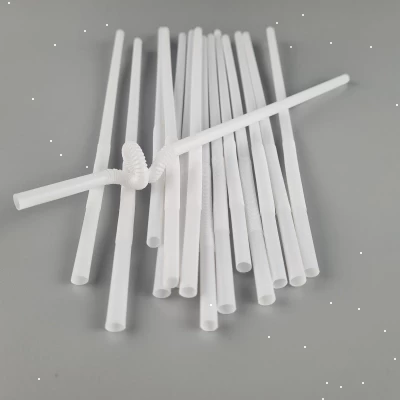 Трубочка-соломка для напитков с гофрой d6,0 -26см Белая Артистик (100 шт) Трубочка-соломка для напитков с гофрой d6,0 -26см Белая Артистик (100 шт)