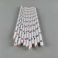 Соломка трубочка бумажная Ø 5 мм 20 см 