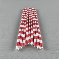 Соломка трубочка бумажная Ø 5 мм 20 см 